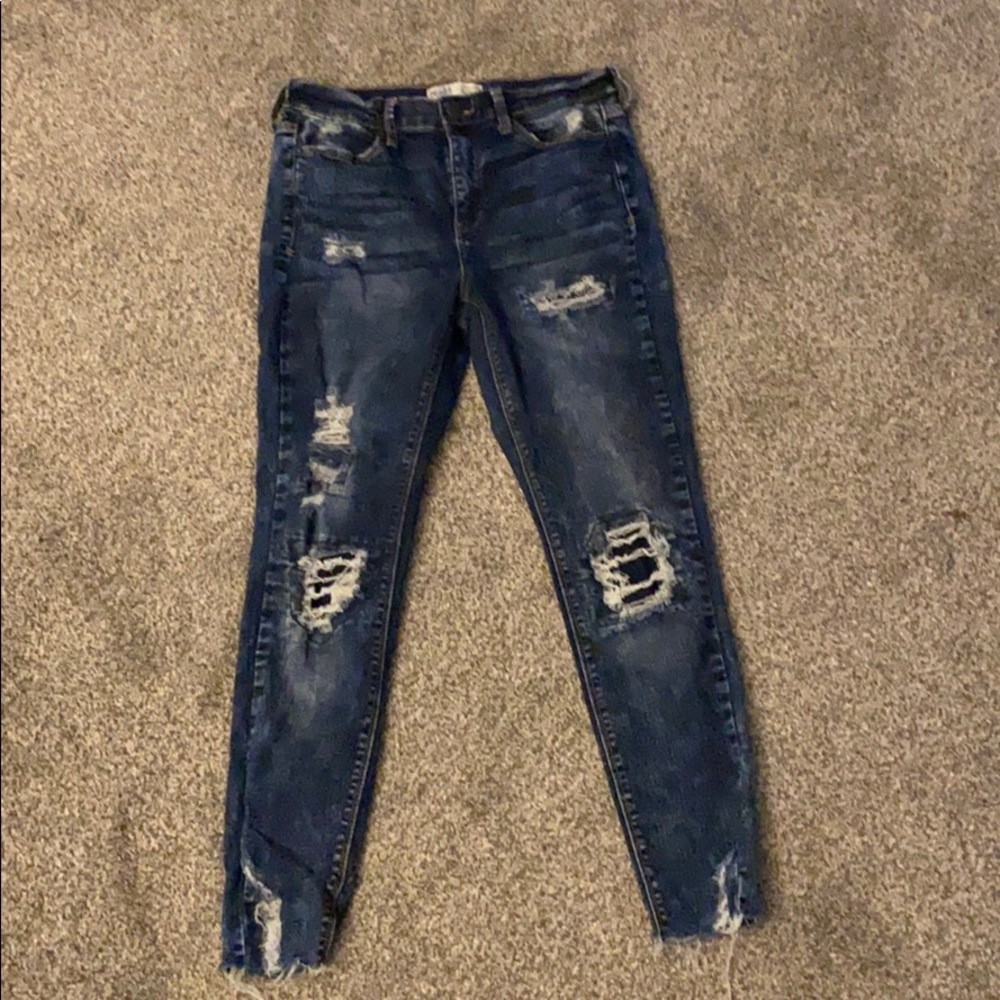 Mudd Flx Stretch High Rise Ankle Jegging Size 7